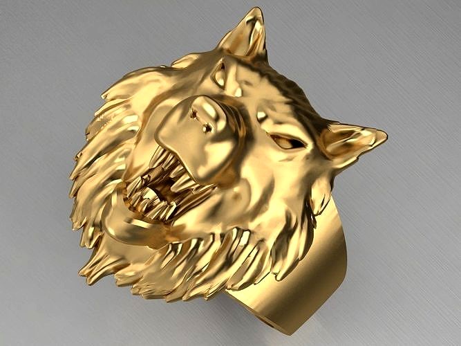 wolf ring | 3D