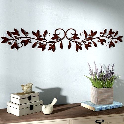 Scroll Framed Wall Decor