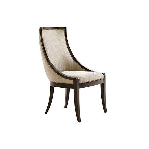 Tower Place Upholstered Side Chair in Cobblestone