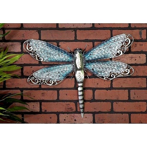 Turquoise Metal Eclectic Wall Decor