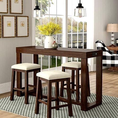 Schiavone Counter Height Diner Table Chair Set