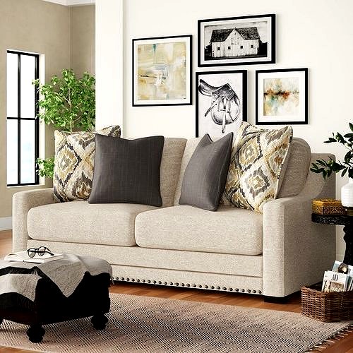 Swanigan Square Arm Sofa with Reversible Cushions