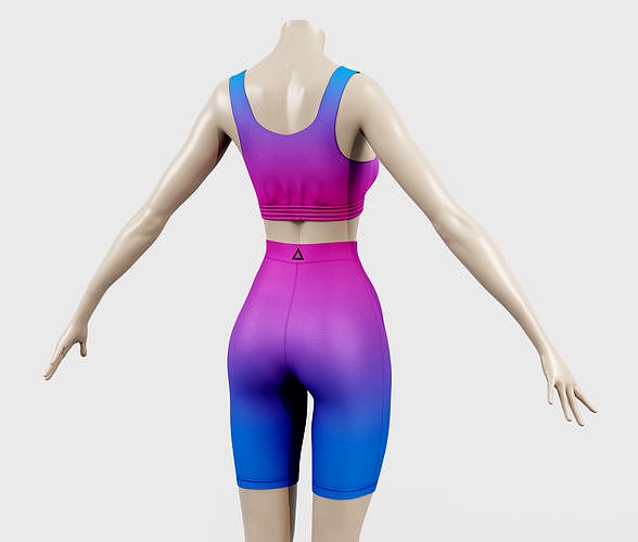 Outfit Bike Shorts with Top - Running - Cycling - Sports