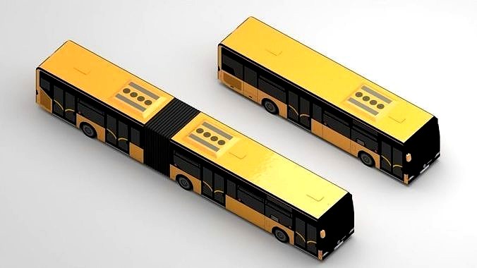 Low poly bus