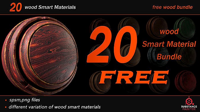 20 High Quality wood Smart Material Bundle  Free Bundl