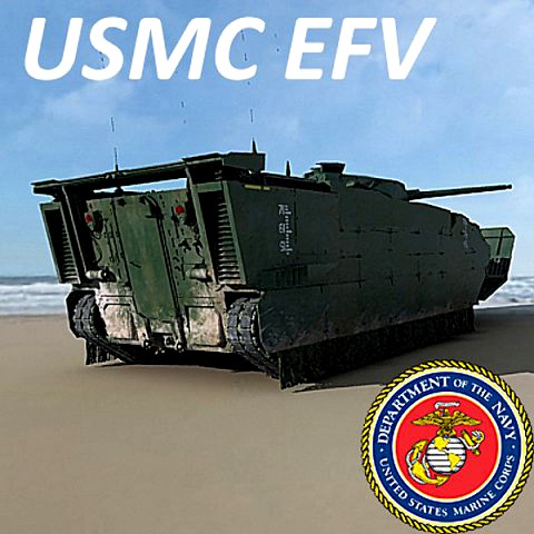 us marine corps expeditionary fighting vehicle efv woodland scheme max 3ds