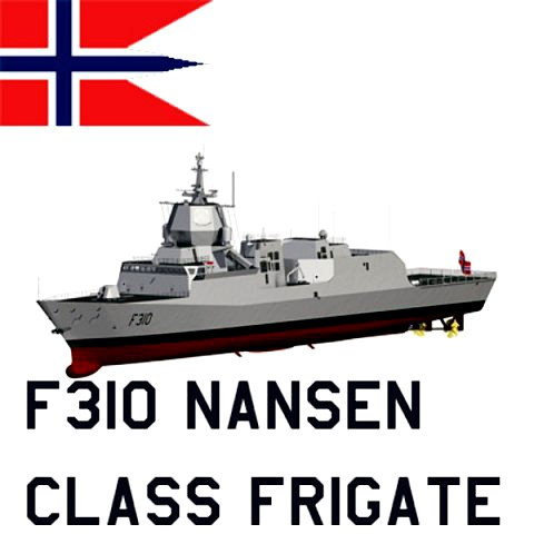 royal norwegian navy nansen class frigate c4d
