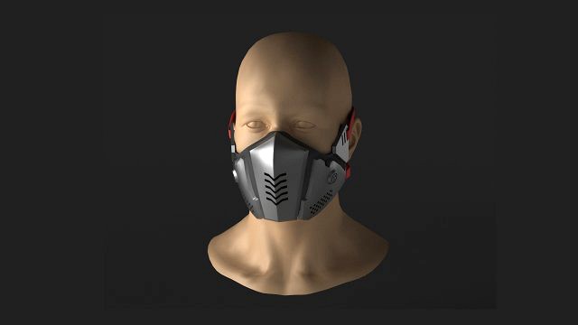 masks tech metal masks wearable futuristic masks