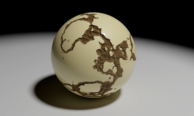cracked uv sphere