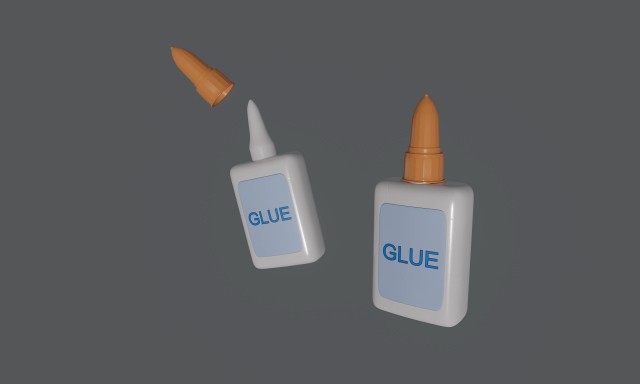 glue in bottle