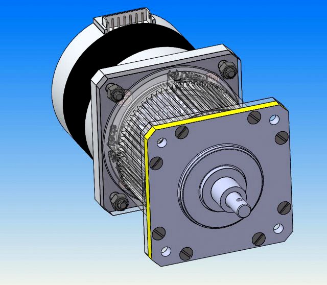 three stage planetary gearbox