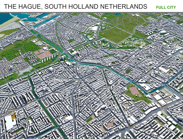 the hague city south holland netherlands 50km