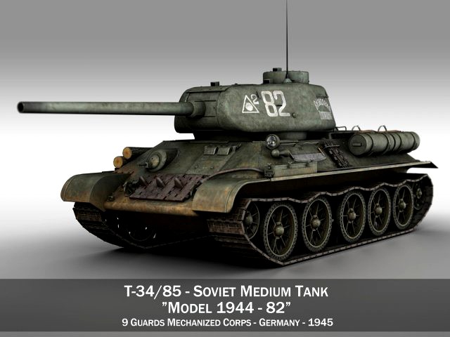 t-34-85 - soviet medium tank - 82