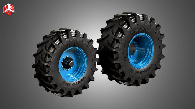 tractor tires and rims - t01
