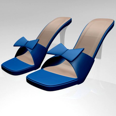 square-toe faux-bow stiletto sandals 01