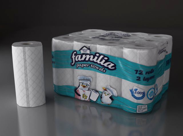 familia toilet paper 12rolls in pvc package