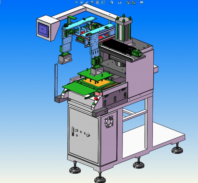 automatic loading and unloading punch