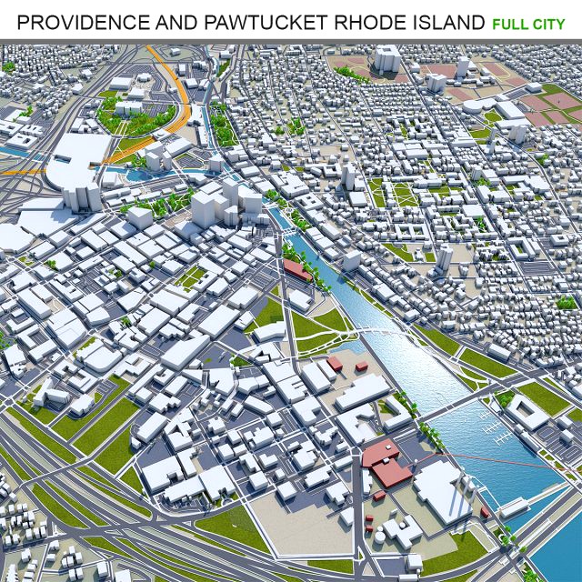 Providence and pawtucket rhode city island usa 30km