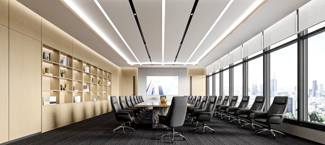 financial company meeting room