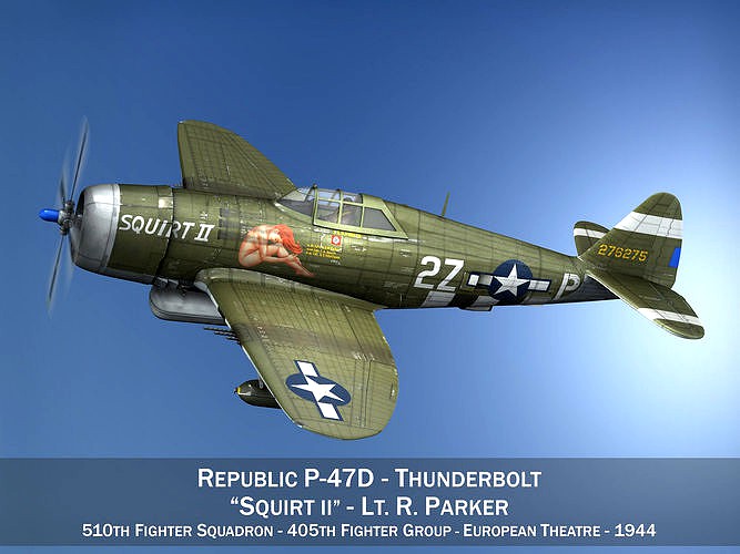 Republic P-47D Thunderbolt - Squirt II