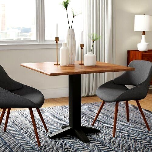 Runkle Dual Drop Leaf Solid Wood Dining Table