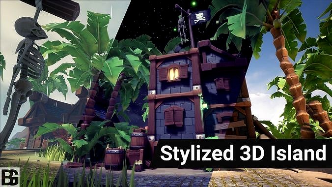 Stylized 3D Island UE4