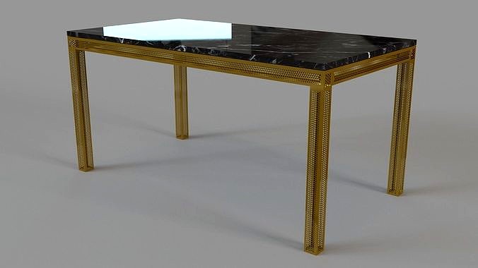 Perforated Marble Desk