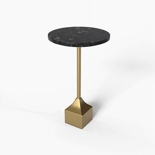 Norah Accent Table black marble