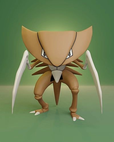 Pokemon - Kabutops with 2 different poses | 3D