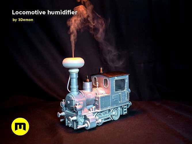 Locomotive Air Humidifier | 3D