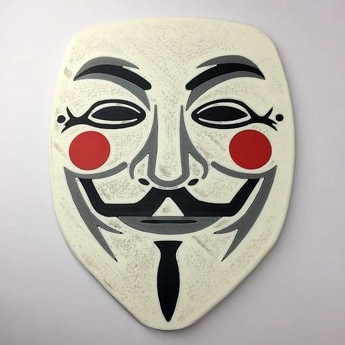 V For Vendetta Coaster | 3D