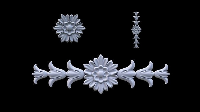 Pattern Details - Flower | 3D