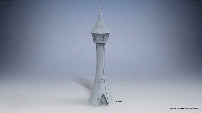 Noble Elves Watchtower - 10mm | 3D