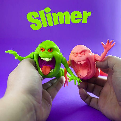 Ghostbuster Slimer Articulated Print-in-Place | 3D