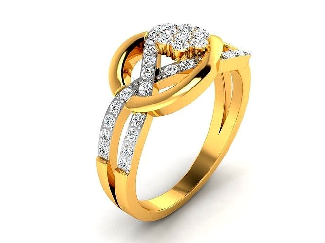 Solitaire Wedding Ring | 3D