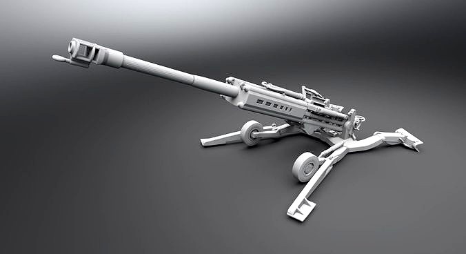 M777 Howitzer Scale model | 3D