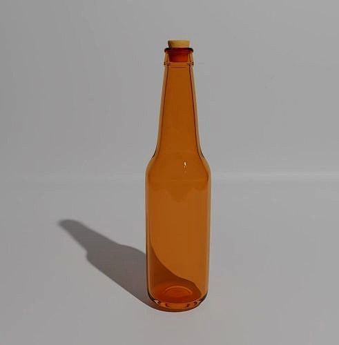Glass Bottle with a Cork