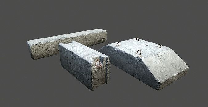 Concrete block set