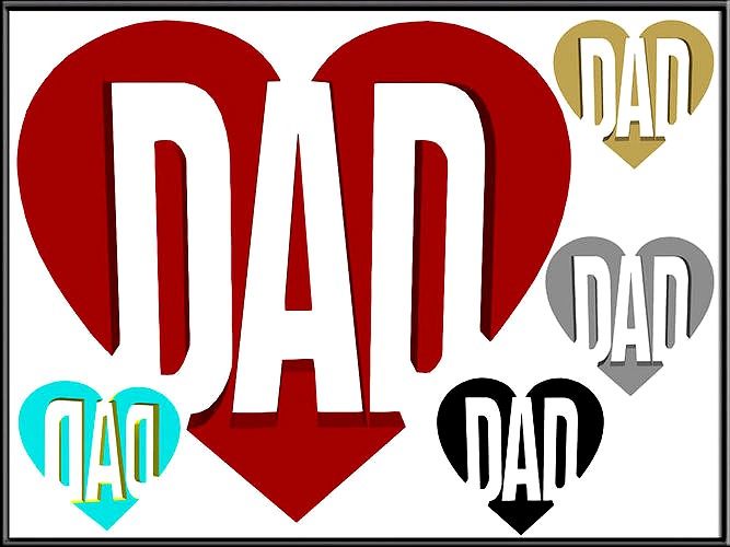 Father Day Heart