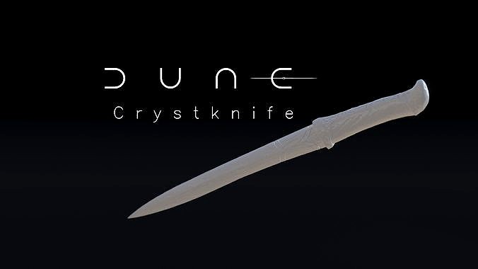 Dune 2021 Crystknife 3D Model for 3D Printing | 3D