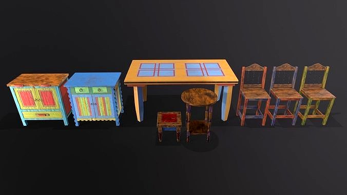 Mexican Style Furniture Set