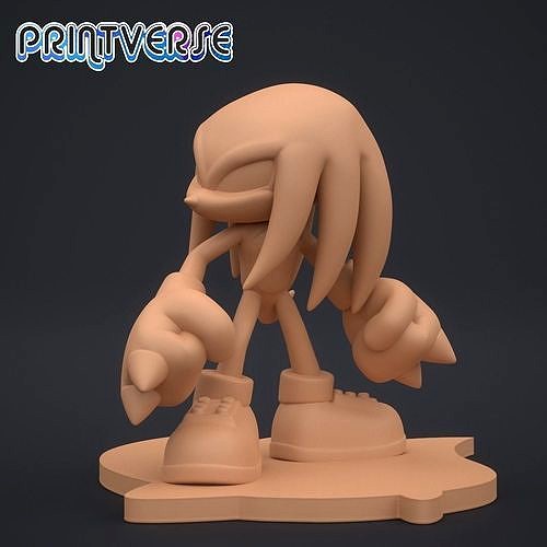 Knuckles The Echidna Figurine | 3D
