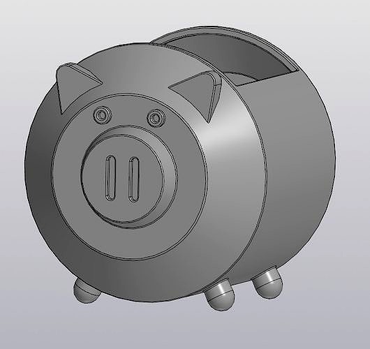 Flowerpot Holder for small things Piglet | 3D