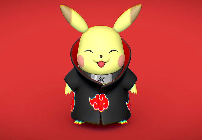 Pikachu - Akatsuki Collection | 3D