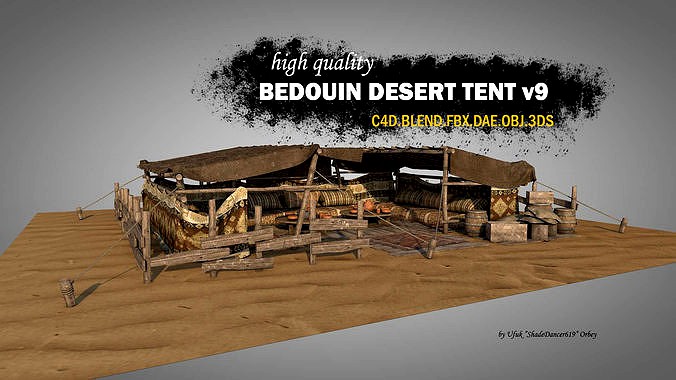 Bedouin Desert Tent v9