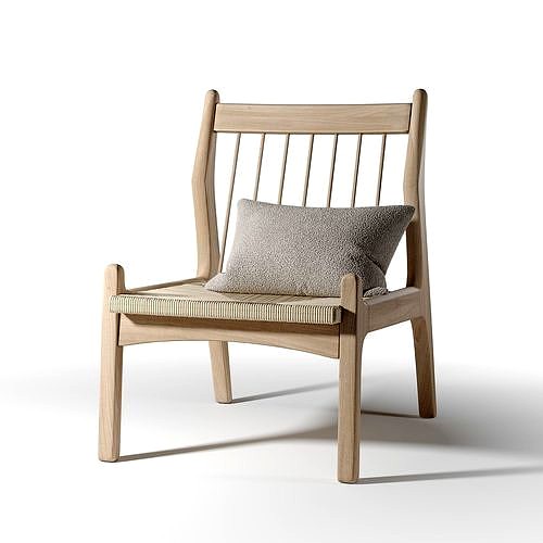 Jotex Wooden Lounge Chair w Cushion