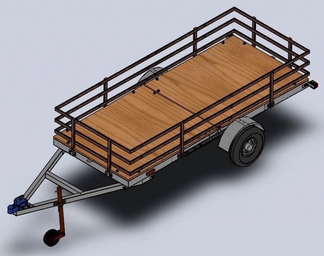 Folding trailer