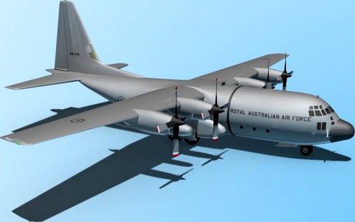 Falcon3D C130 Hercules Australian 3D Model