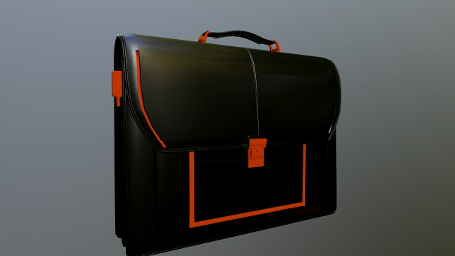 bag black-orange