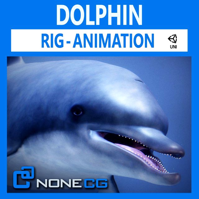 animated dolphin unity